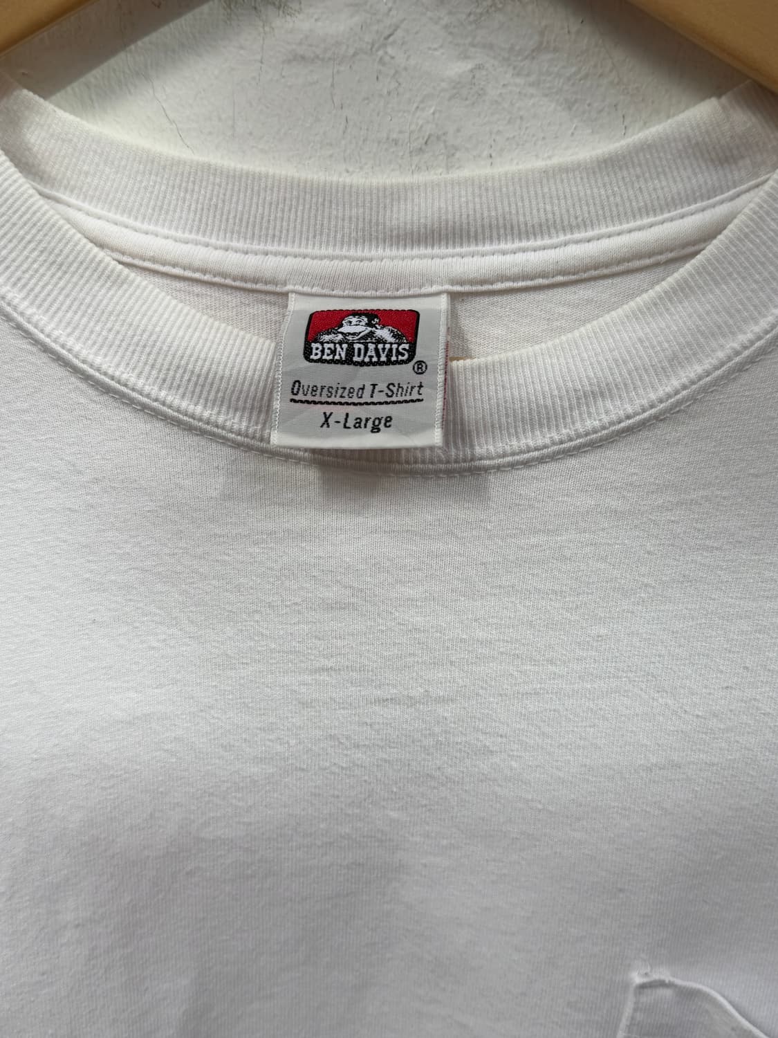 Ben Davis 벤 데이비스 화이트 포켓 반팔티 XL 상품이미지2