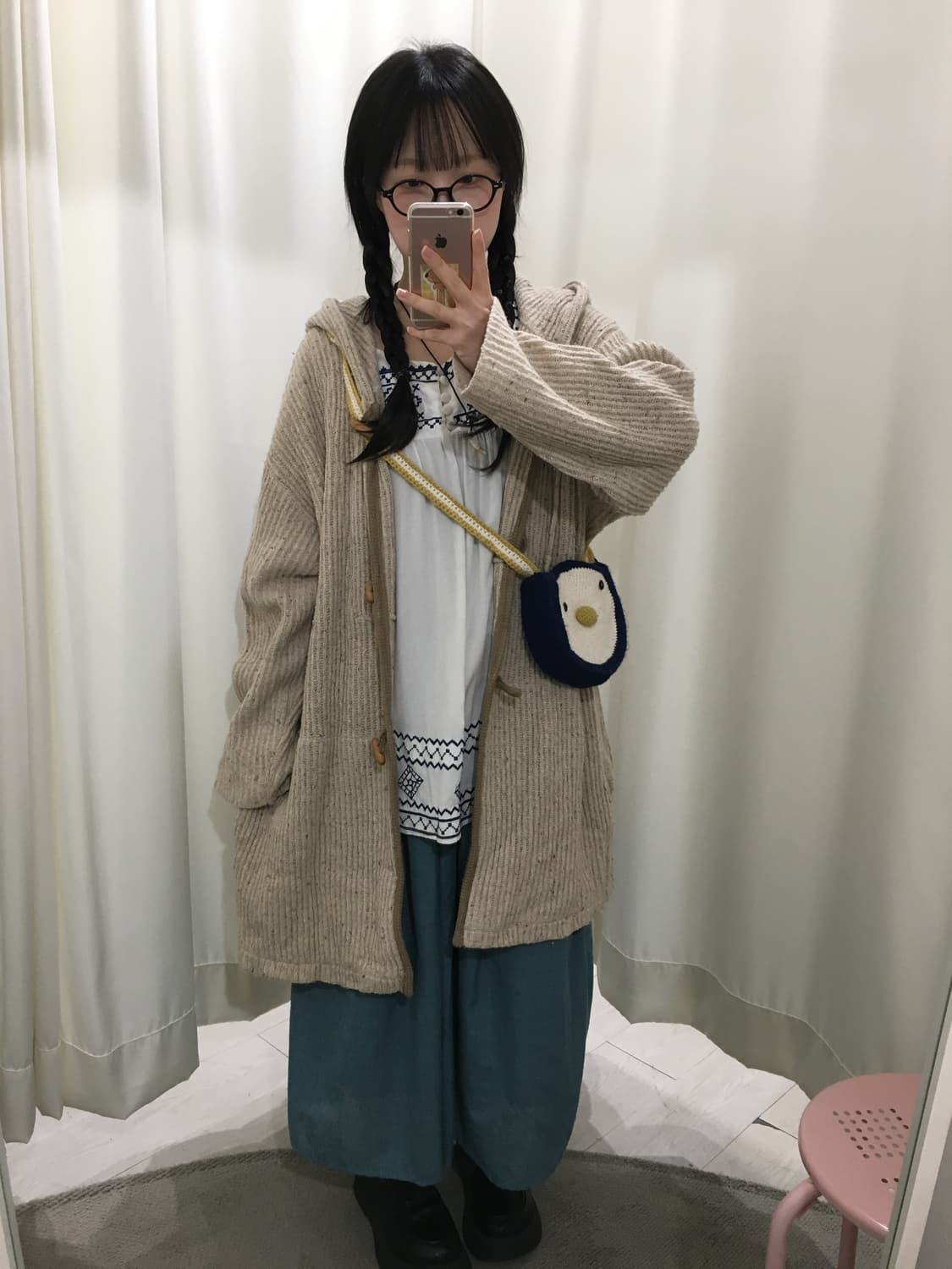 하구미 자수 블라우스 상품이미지5