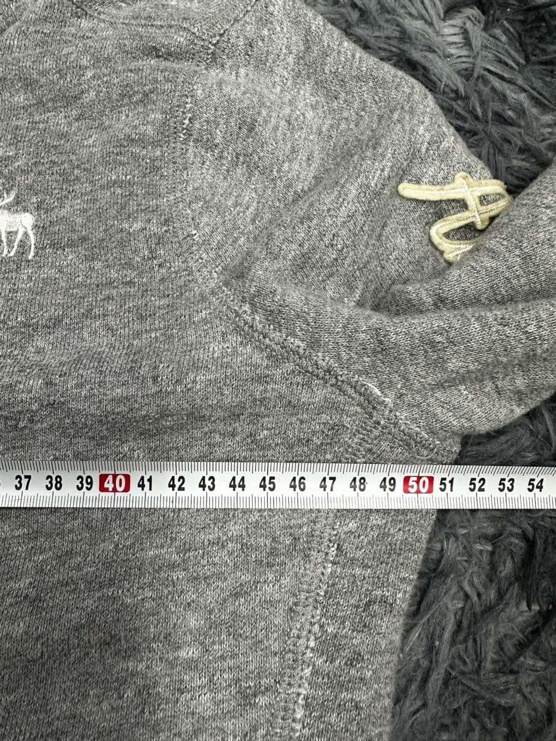 아베크롬비 울프죠 y2k 그레이 후드집업 희귀져지(L) 상품이미지4