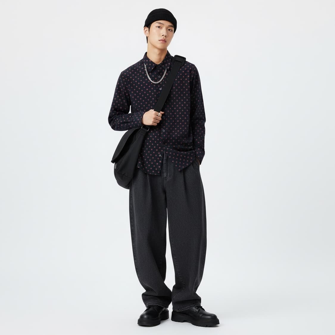 Paul Smith 폴스미스 네이비 도트 셔츠 M (세미캐주얼) 상품이미지1