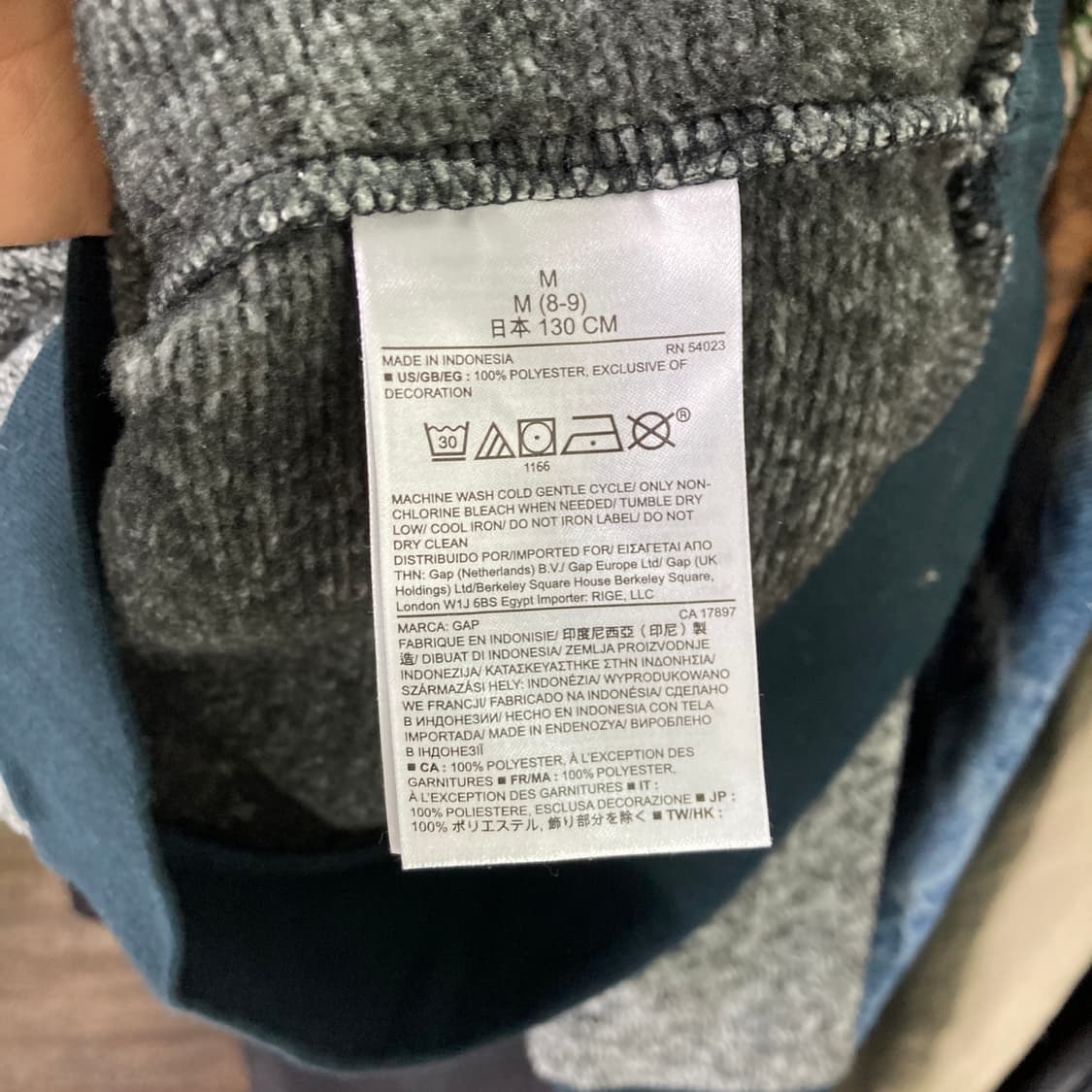 갭 키즈 맨투맨 8세추천 M 영구제 상품이미지4