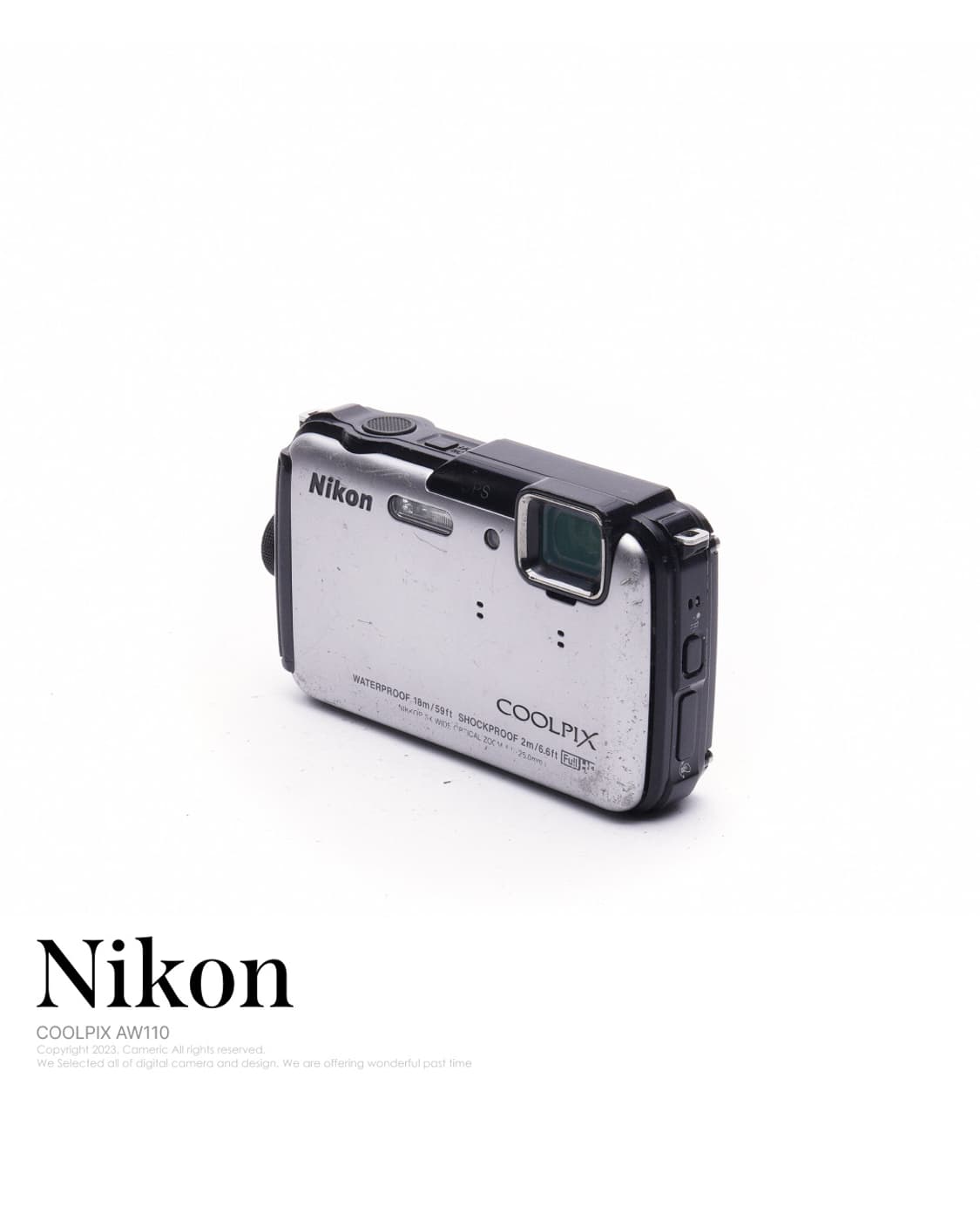 (⭐️희귀) 니콘 Nikon coolpix aw100 빈티지 디카(방수) 상품이미지1
