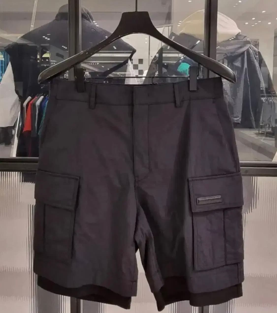 [48] 준지 블랙 밀리터리 카고 쇼트 팬츠 반바지  상품이미지2