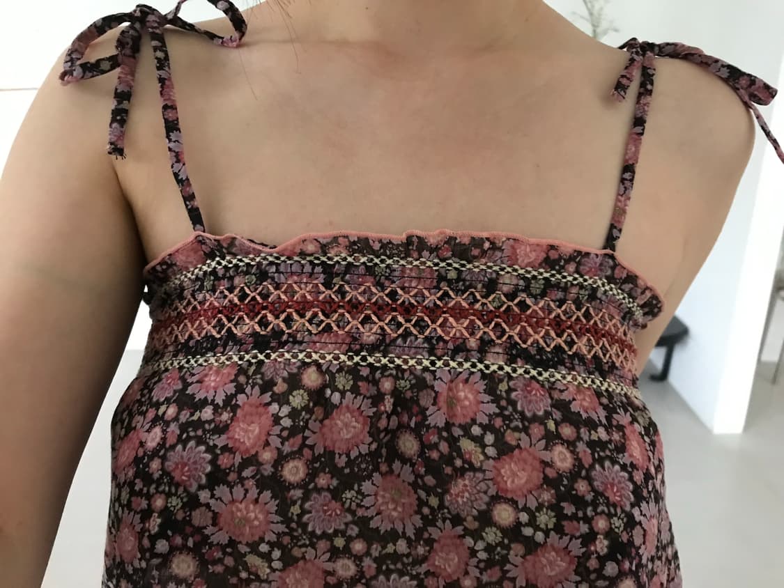 vintage pattern sleeveless 상품이미지4