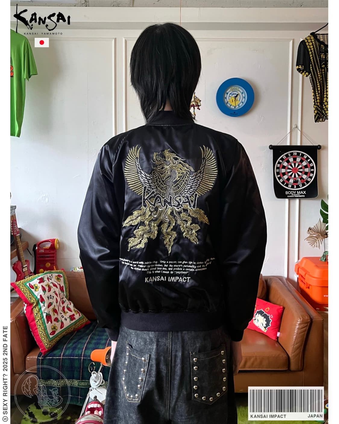 1980-90s KANSAI IMPACT Nylon Bomber JK 상품이미지1