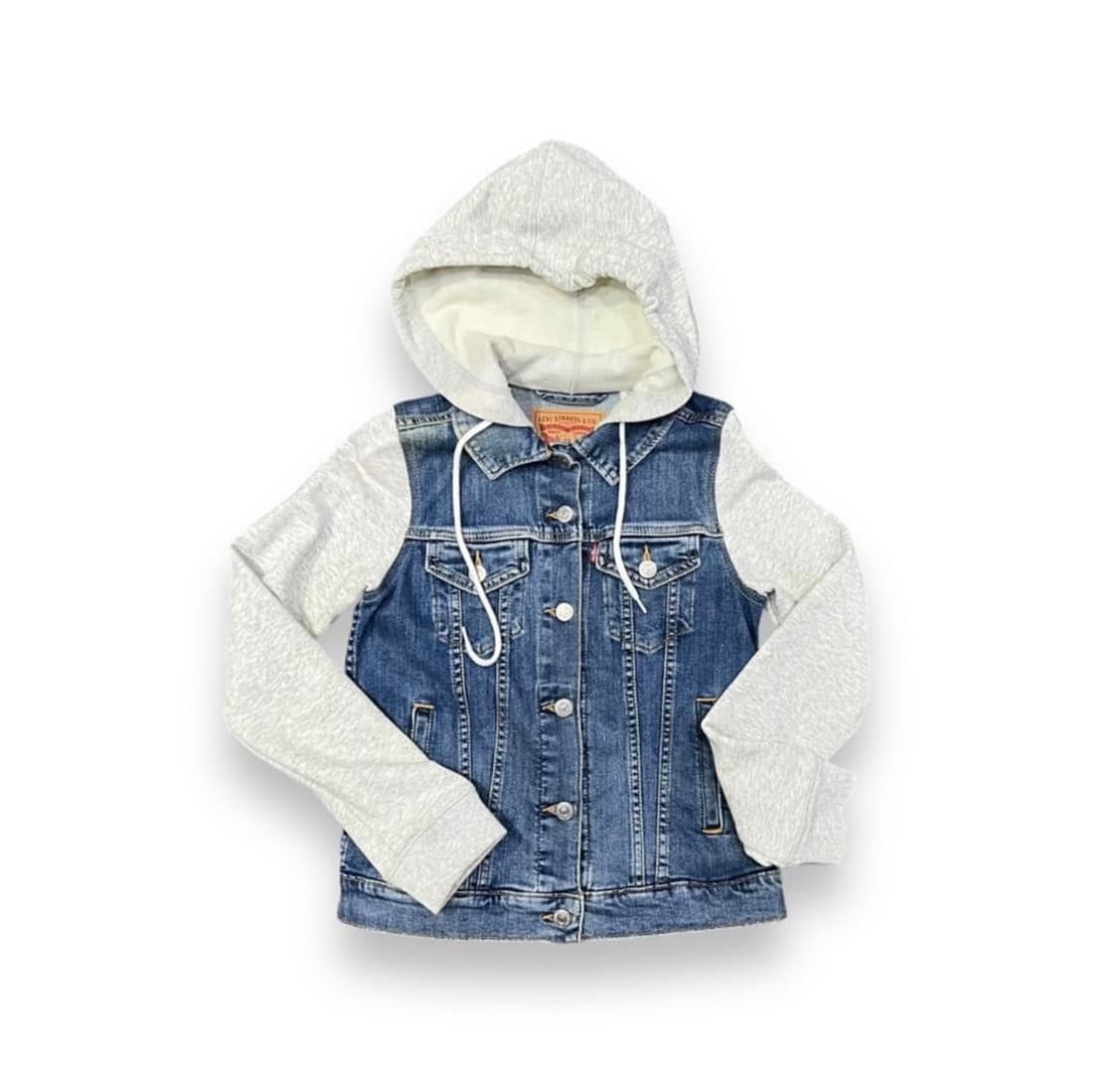 리바이스 우먼스 트러거 후드 데님 자켓 상품이미지2
