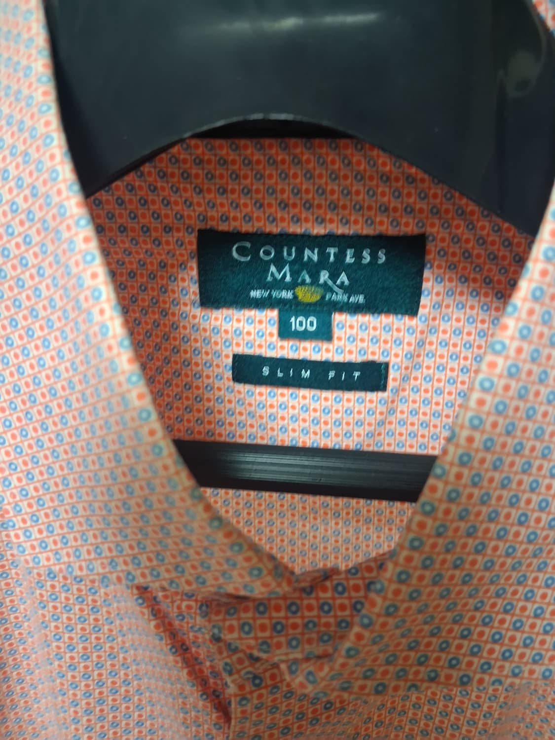 카운테스마라 슬림핏 패턴 셔츠 상품이미지1