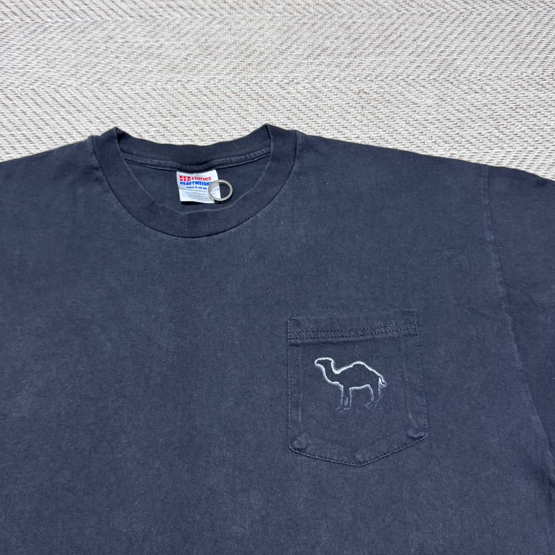 (XL) 9Os 빈티지 카멜 프로모 이클립스 포켓 티셔츠 상품이미지5