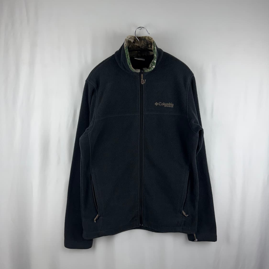 S) 컬럼비아 플리스 집업 자켓 블랙 상품이미지2