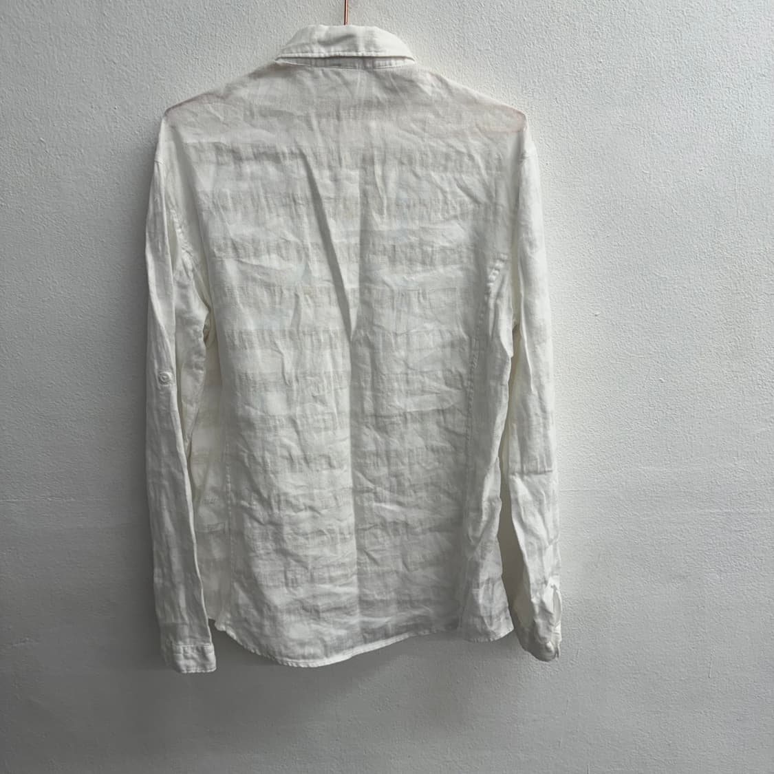 쟈딕앤볼테르 화이트 긴팔 셔츠 (S) 상품이미지5