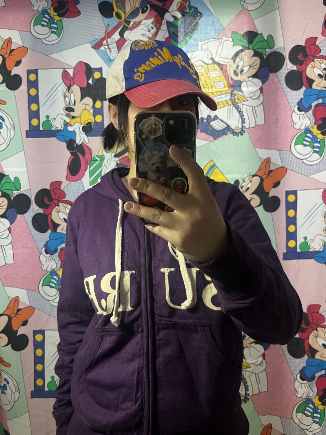 레드 블루 포인트 메쉬캡 상품이미지4