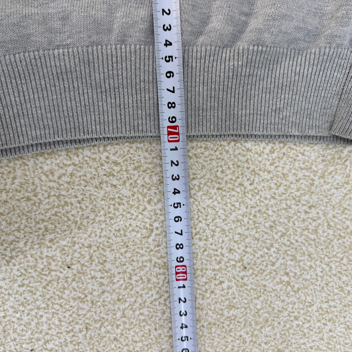 [L/G] 타미힐피거 그레이 니트 스웨트 티셔츠 1230T1 상품이미지6