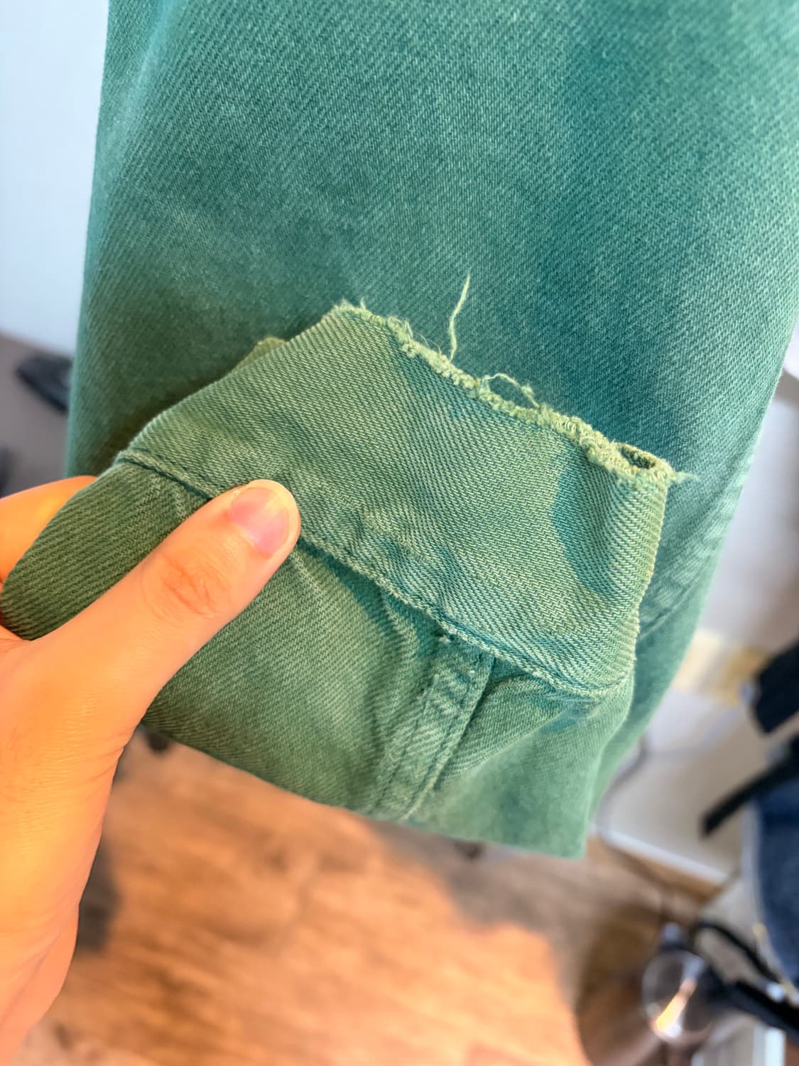 리바이스 빈티지 그린 페이딩 3세대 트러커 xl 상품이미지6