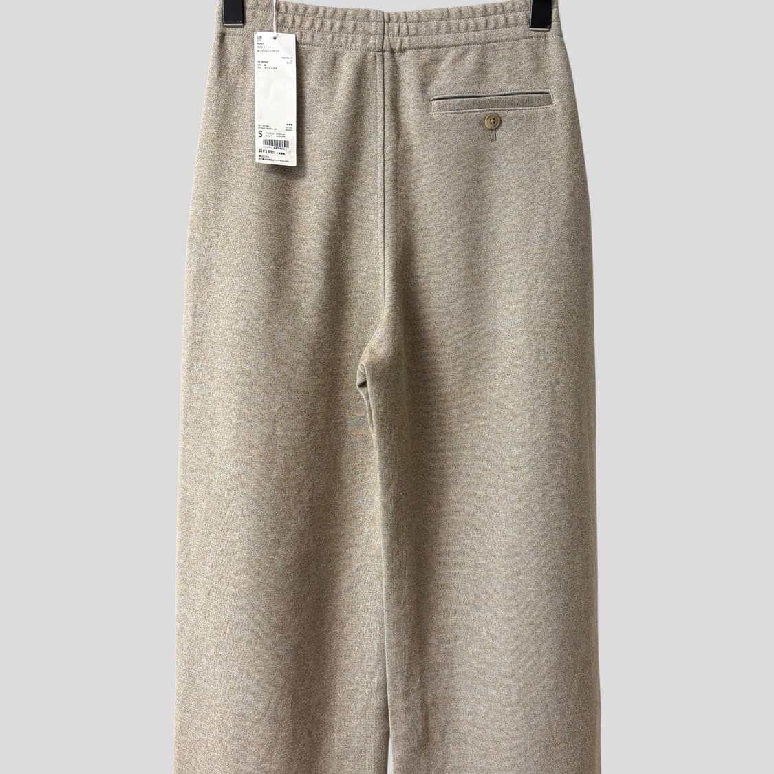 (여성S)유니클로U 와이드 커브 저지팬츠 상품이미지5