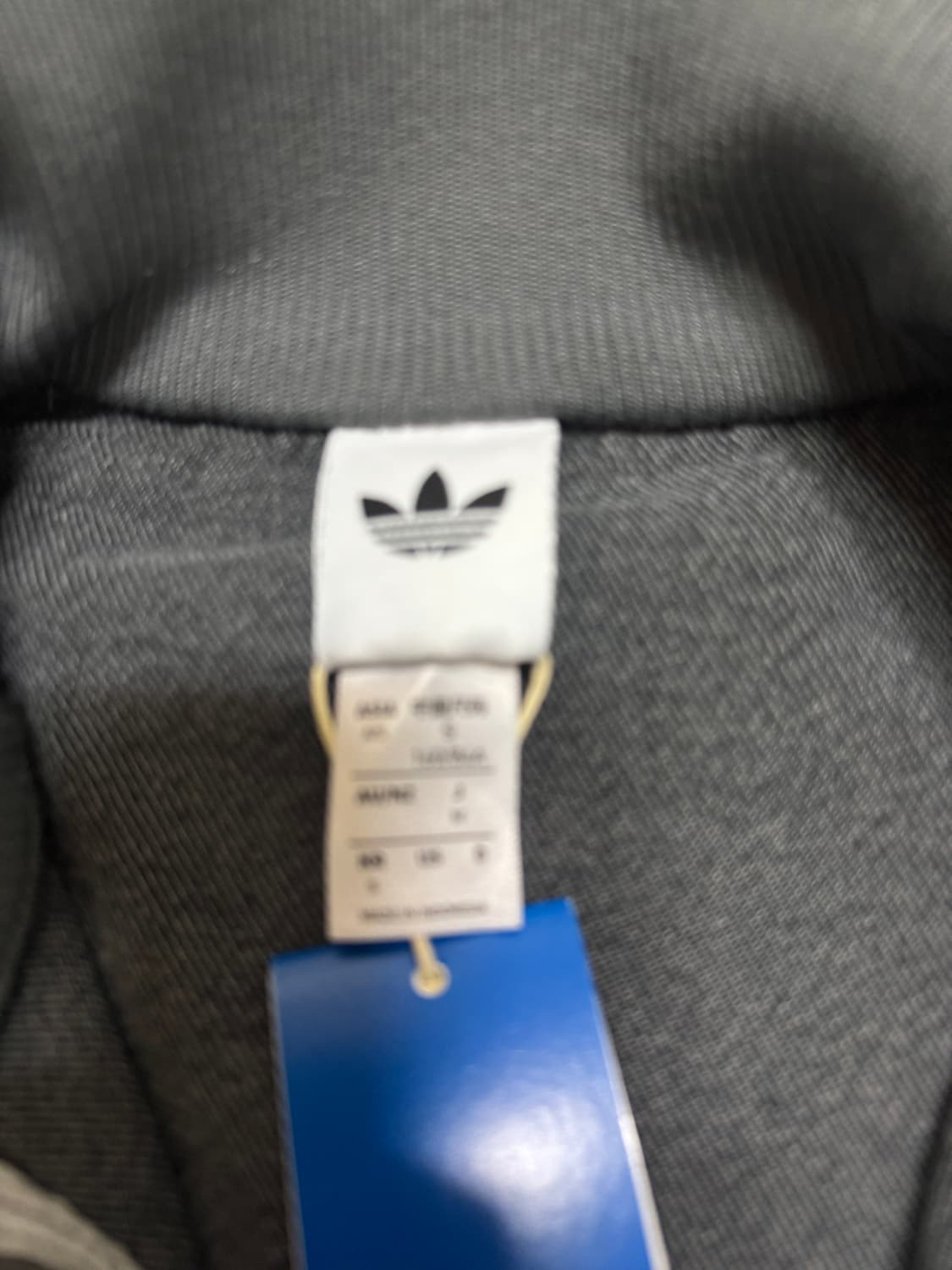 아디다스 데님 트랙탑 차콜 블랙 S 상품이미지9
