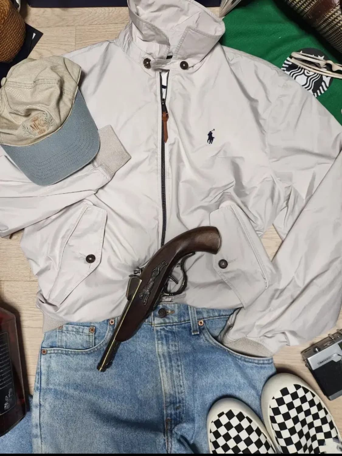 (새상품)POLO RALPH LAUREN 블루종 자켓 윈드 점퍼 상품이미지8