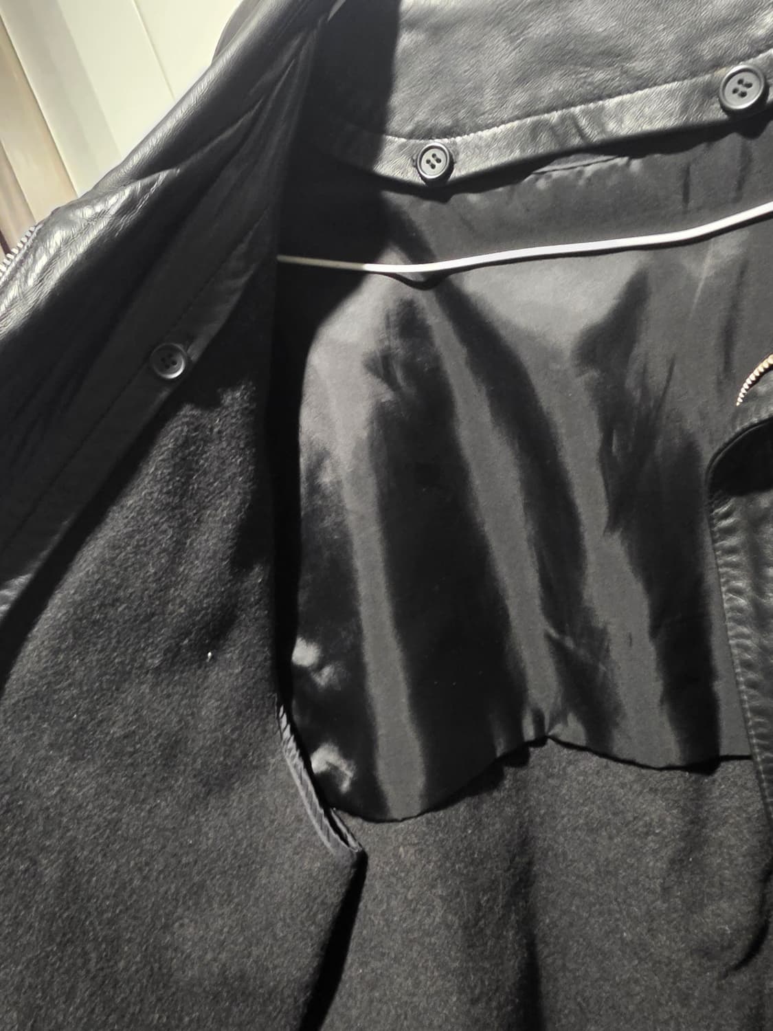 해동 블랙 양가죽 자켓 L100사이즈 상품이미지4