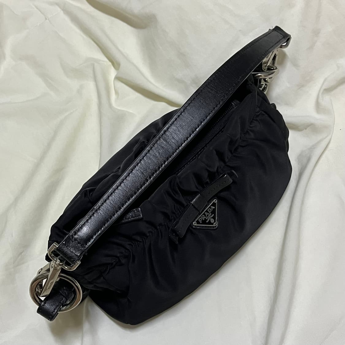 빈티지 ) prada 프라다 포코노 리본 미니백 상품이미지7