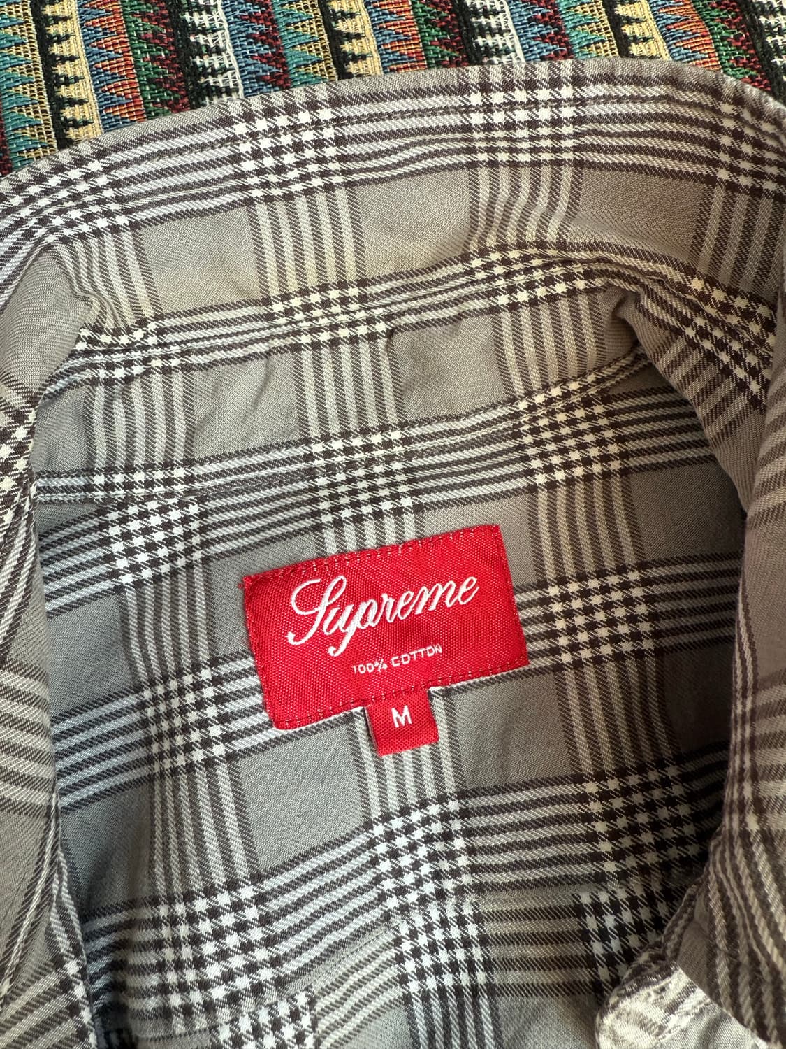 슈프림 체크 셔츠 상품이미지4