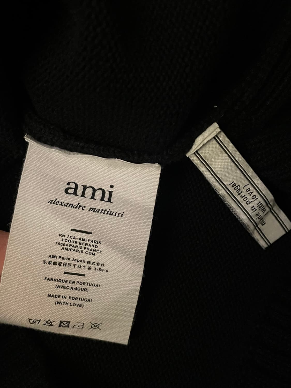 [L] 아미 빅하트 인타르시아 니트 상품이미지4