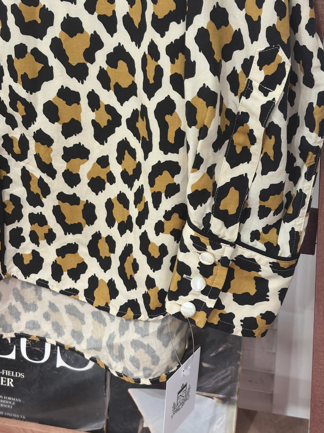 J90 와코마리아 레오파드 웨스턴 셔츠 상품이미지2