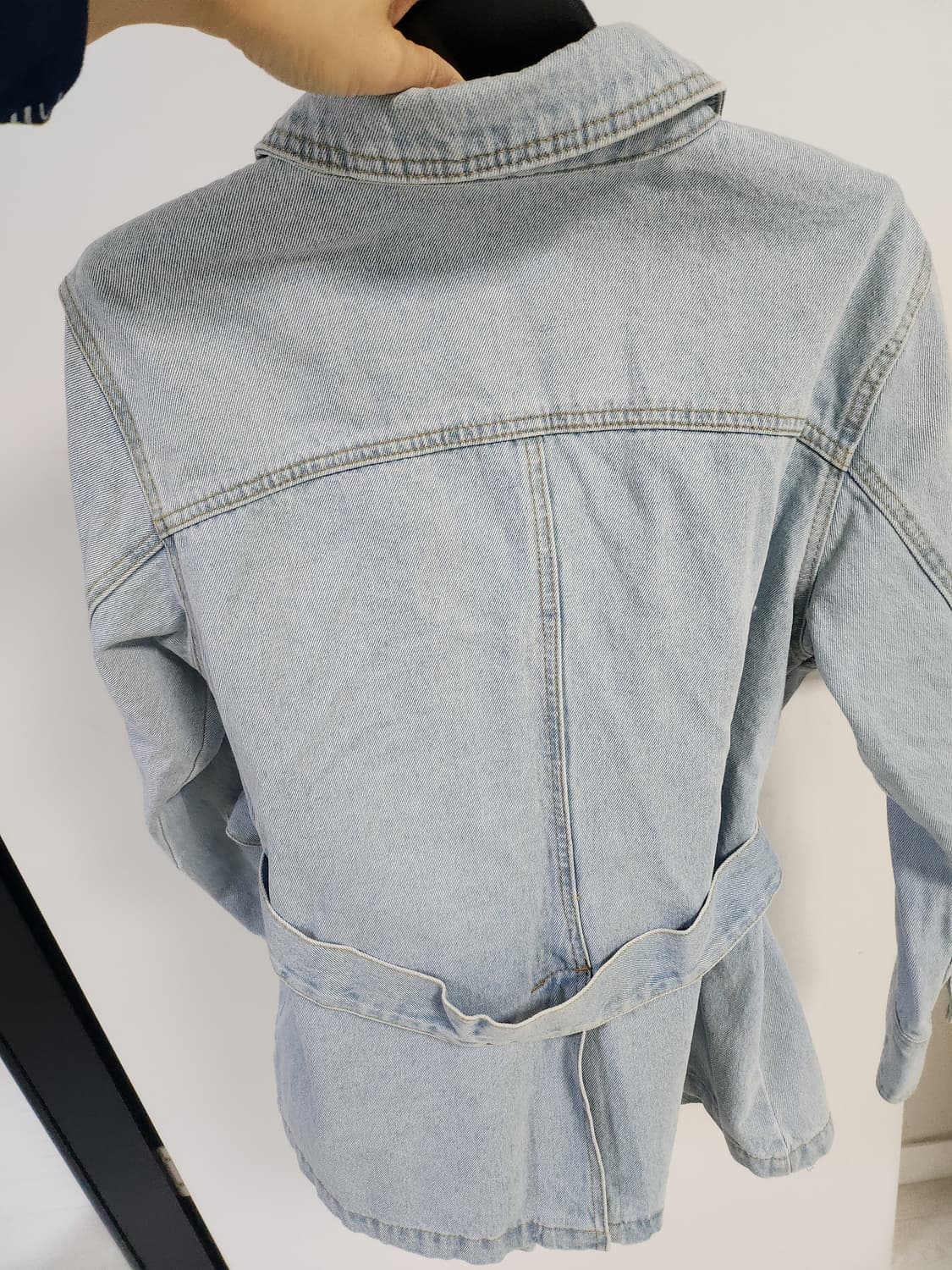 여성 데님 셔츠형 자켓 상품이미지5