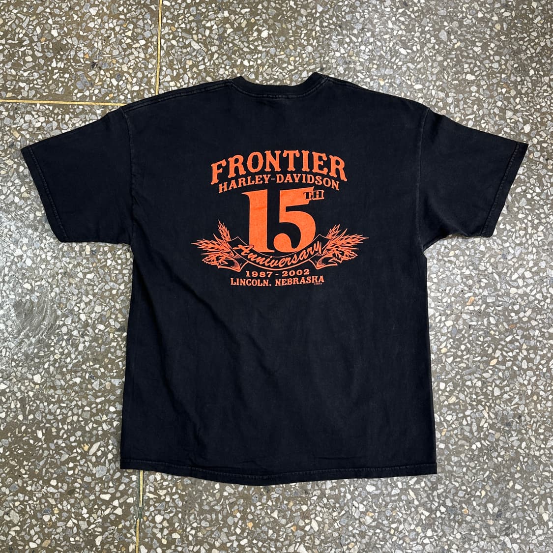 Early 00s USA 할리데이비슨 라이트닝 티셔츠 XL 상품이미지3