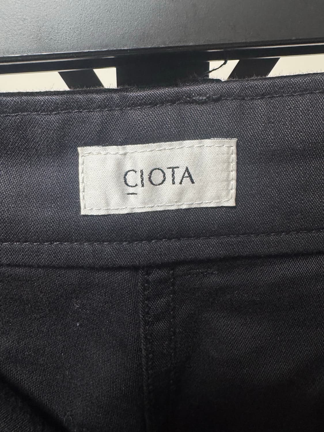 CIOTA 시오타 베이커팬츠 블랙 31 상품이미지4
