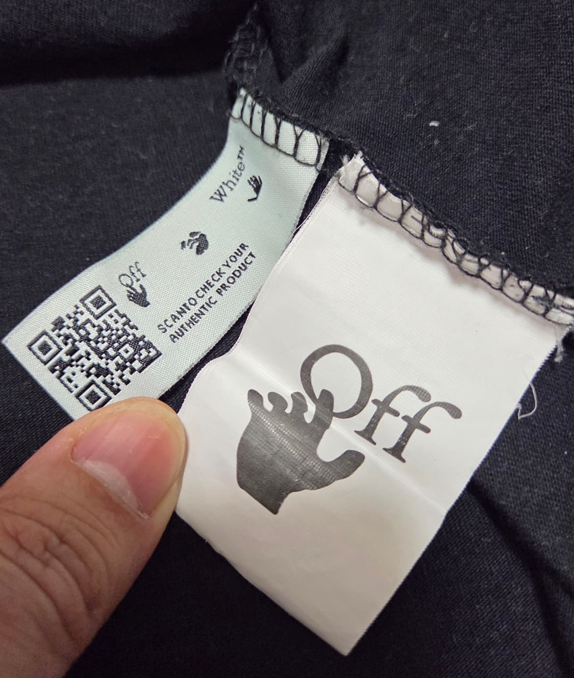 오프화이트 테크 마커 애로우 반팔티  상품이미지8