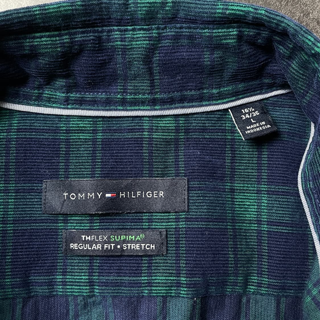 TOMMY HILFIGER 토미힐피거 빈티지 체크 셔츠 A00686 상품이미지9