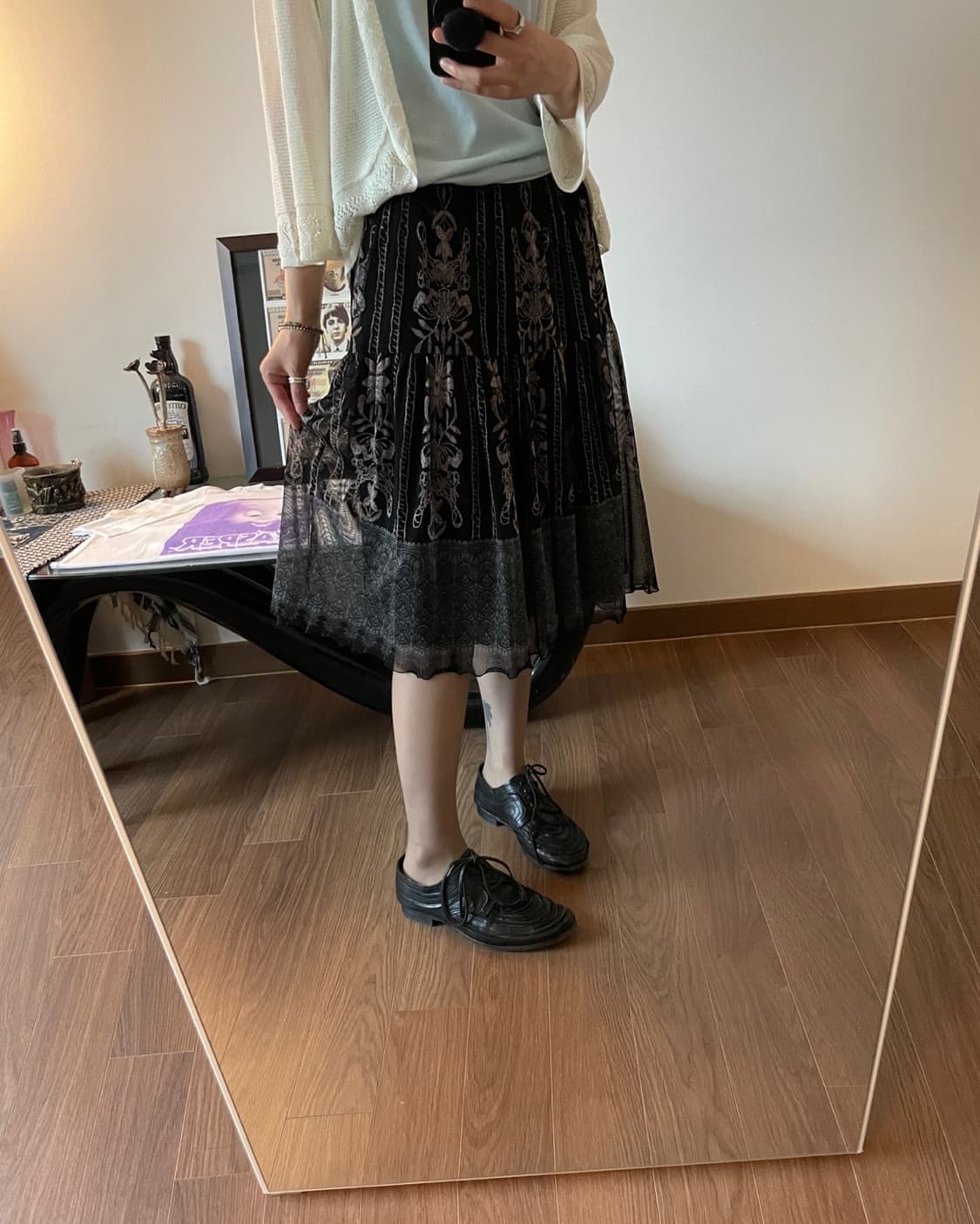 patterned skirt 상품이미지9