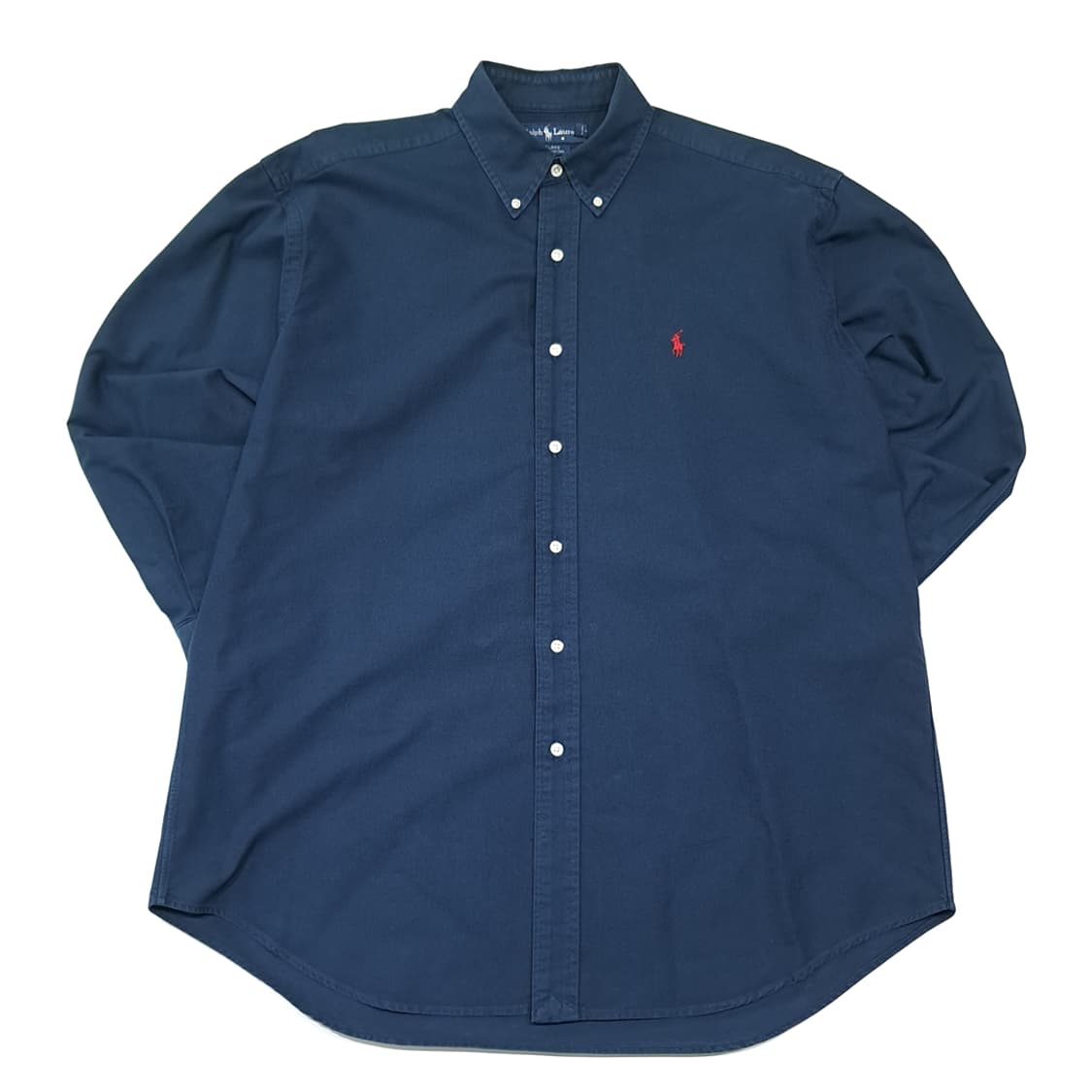 CK073 L 폴로 90s 레드포니 버튼다운 다크네이비 셔츠 남방 상품이미지1