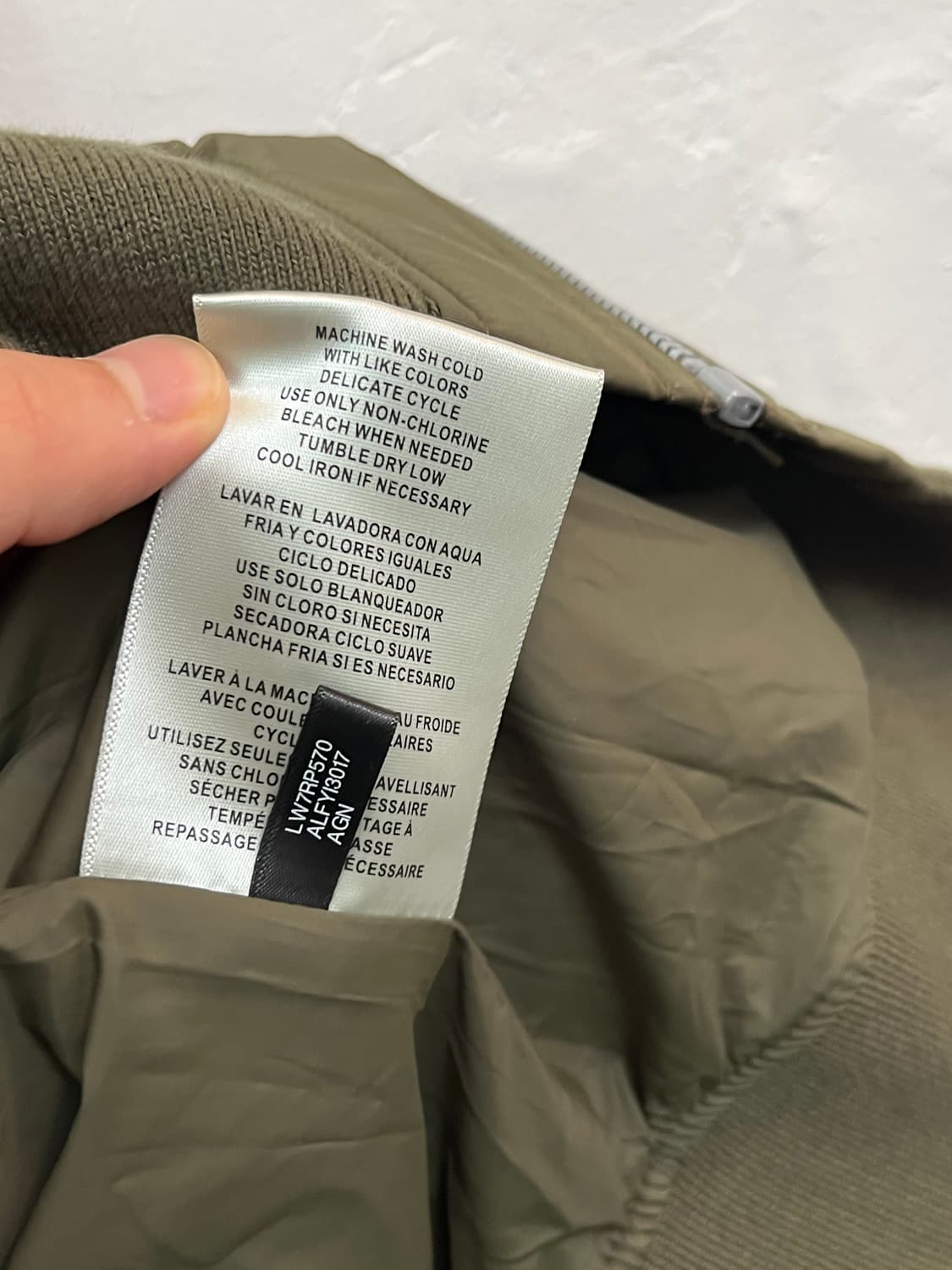 Levis 여성 카키 봄버자켓 L 상품이미지5