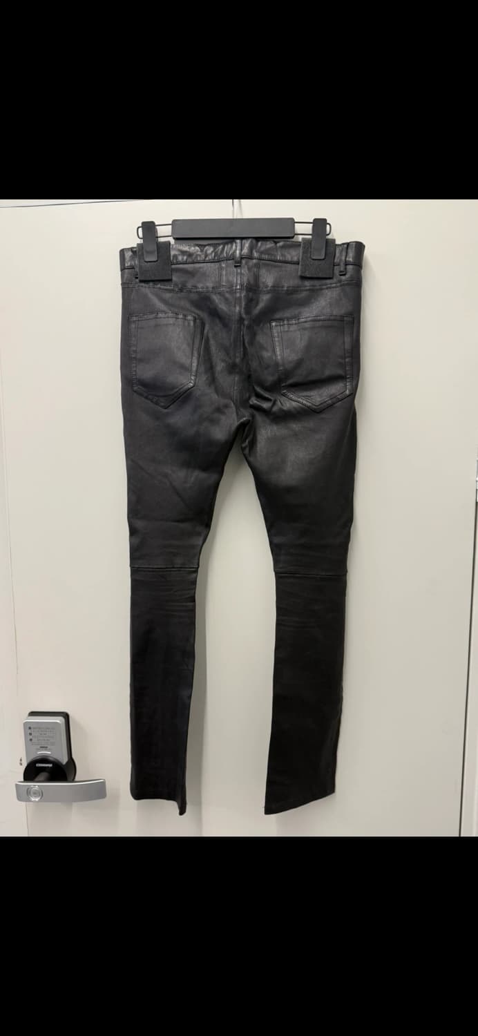 생로랑 13시즌 레더 팬츠 상품이미지2
