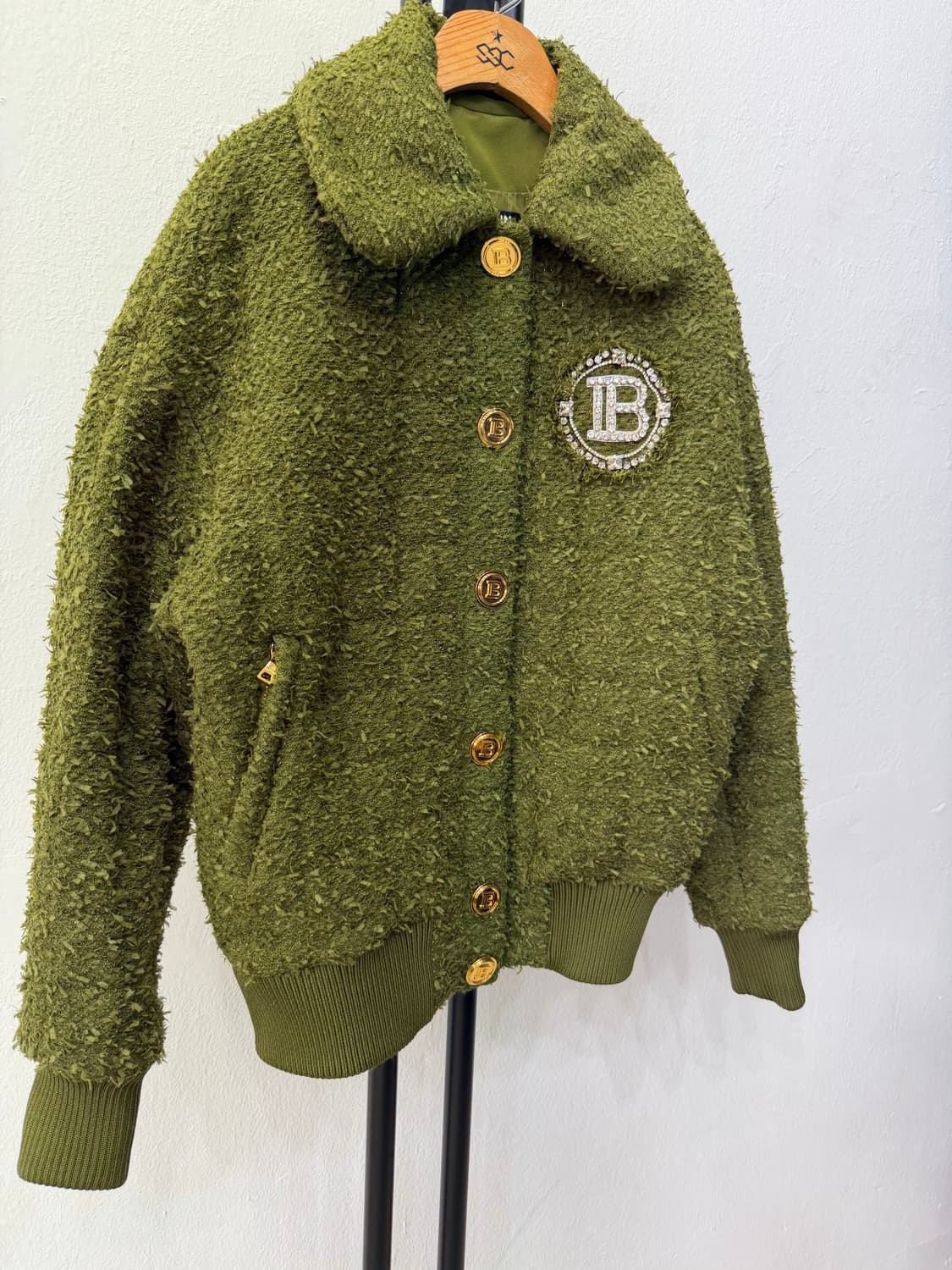 매장판정품) 발망 22ss 여성 트위드 봄버 자켓 34 상품이미지2