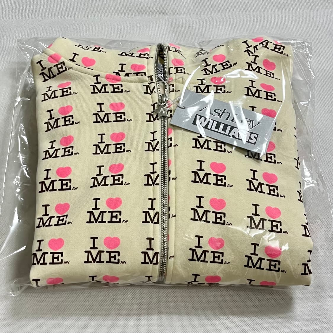 [M]애슐리 윌리엄스 26ss 아이 하트 미 버터플라이 후드집업/옐로우 상품이미지6