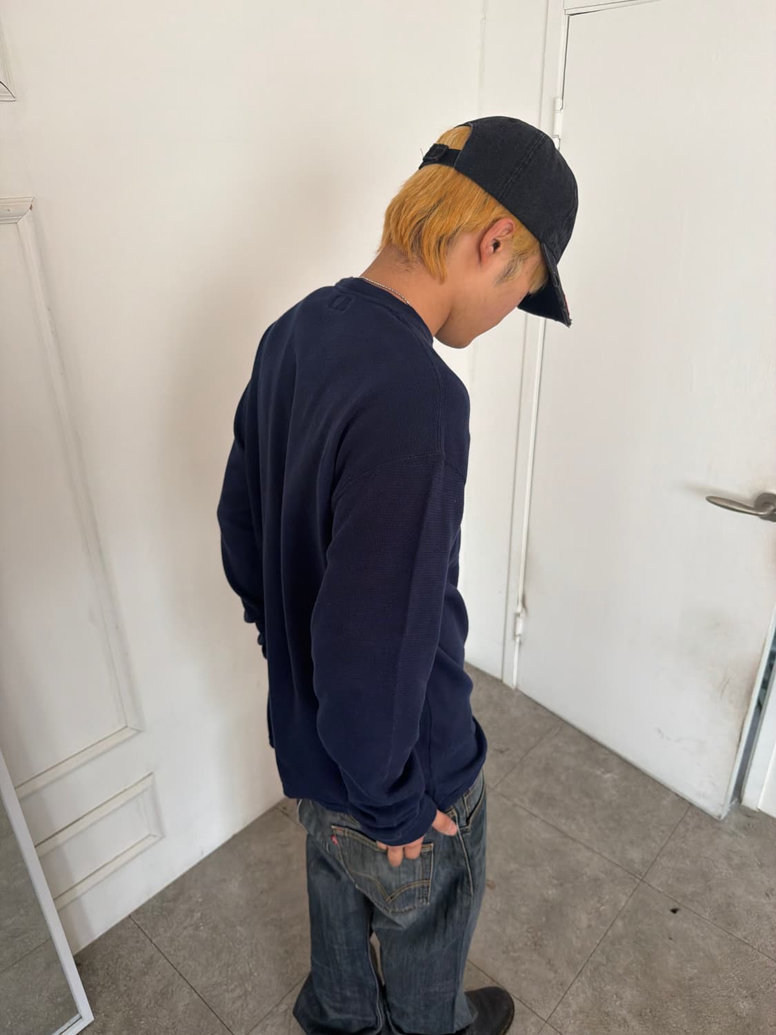 폴로 와플 롱슬리브 상품이미지6