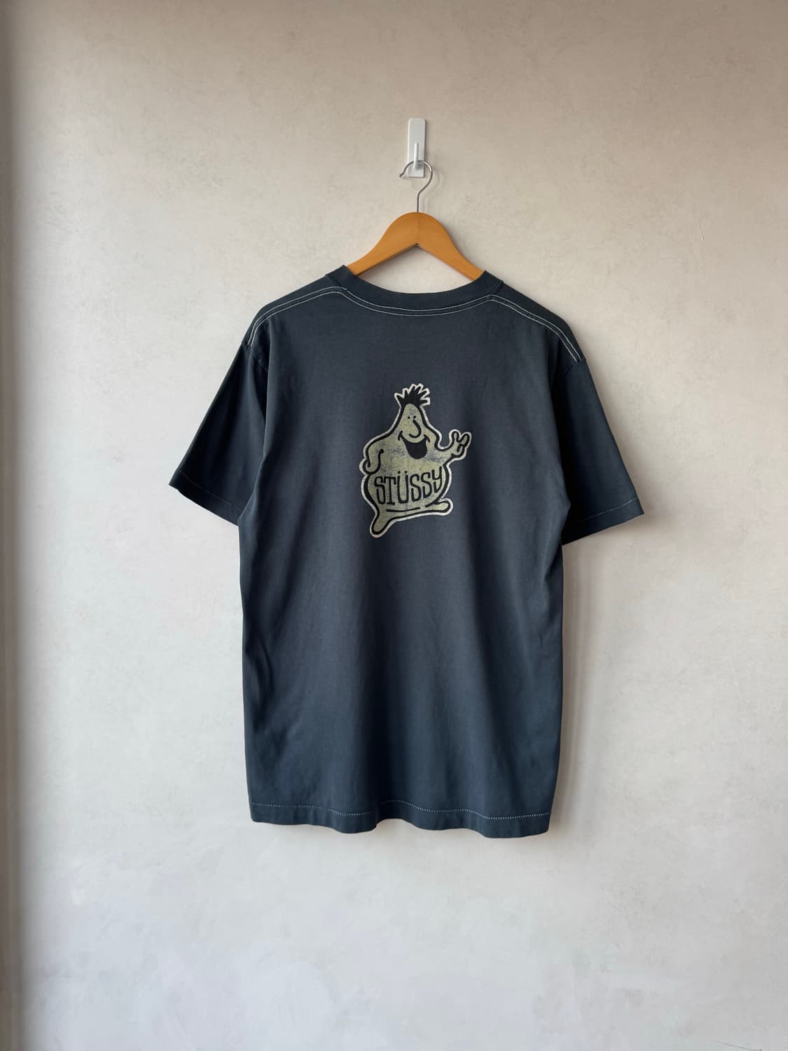 90s 스투시 Blob Man 티셔츠 상품이미지5