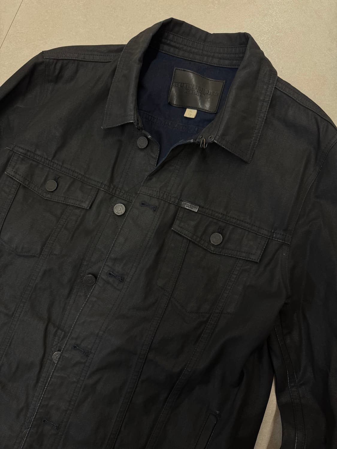 (새상품) 버버리 데님 트러커 자켓 100 사이즈 상품이미지3