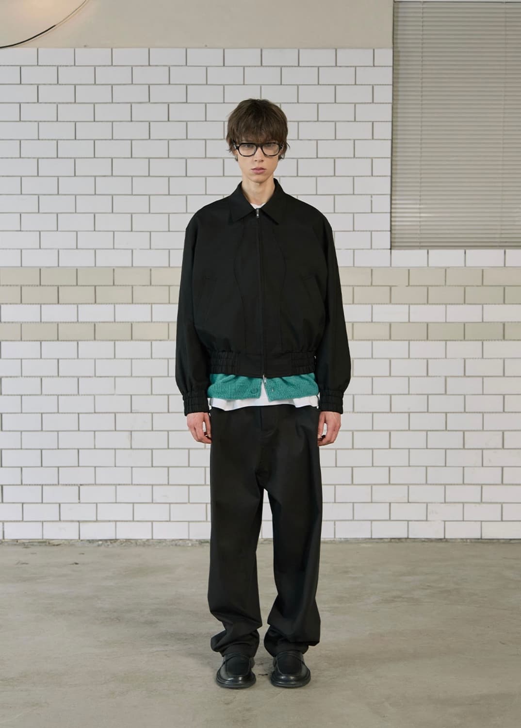 STU Cut off Patch Jacket Black 상품이미지2