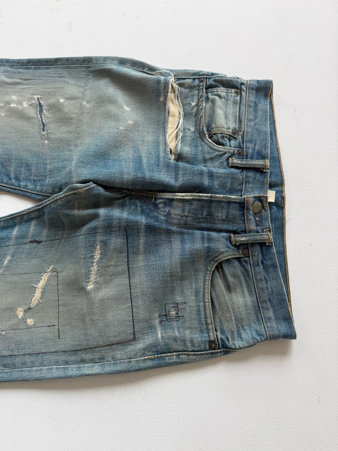 RRL Low straight selvedge jean.  상품이미지8