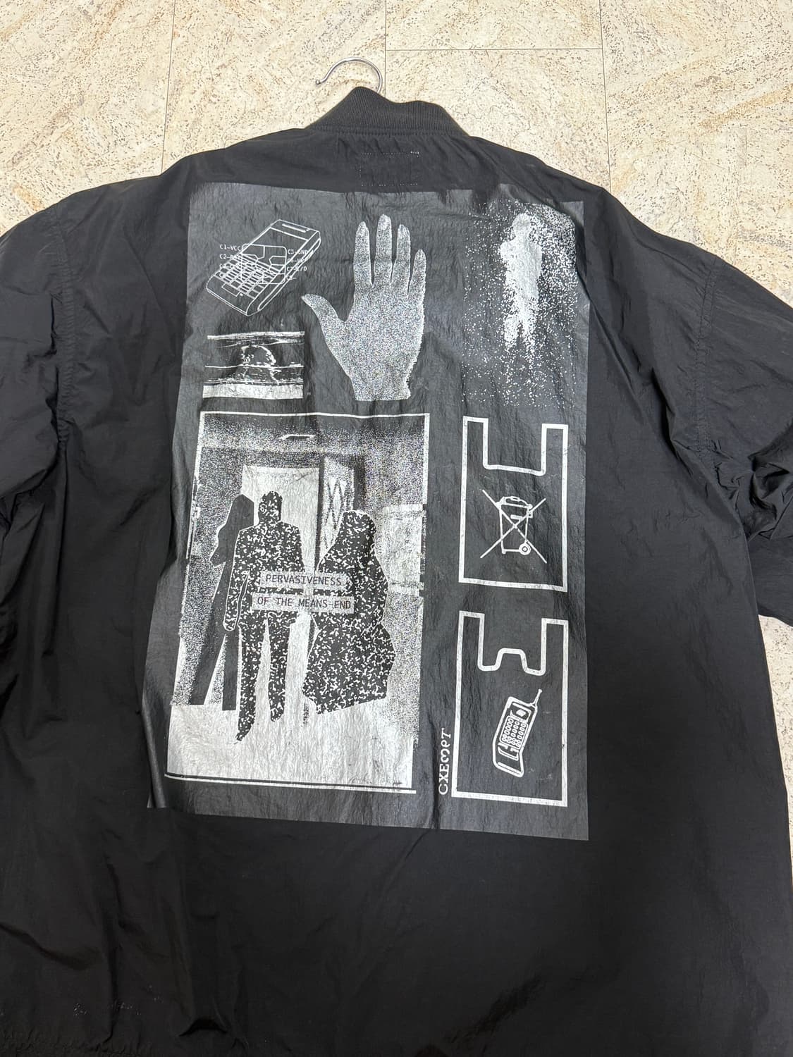 카브엠트 그래픽 나일론 자켓 상품이미지2