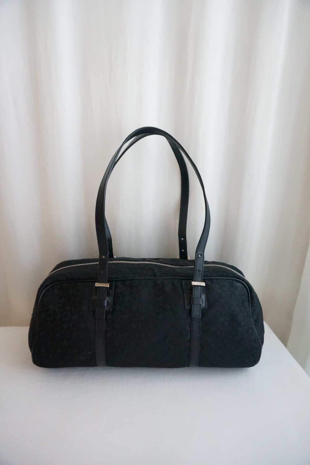 셀린느 패브릭 블랙 숄더 겸 토트백 상품이미지3