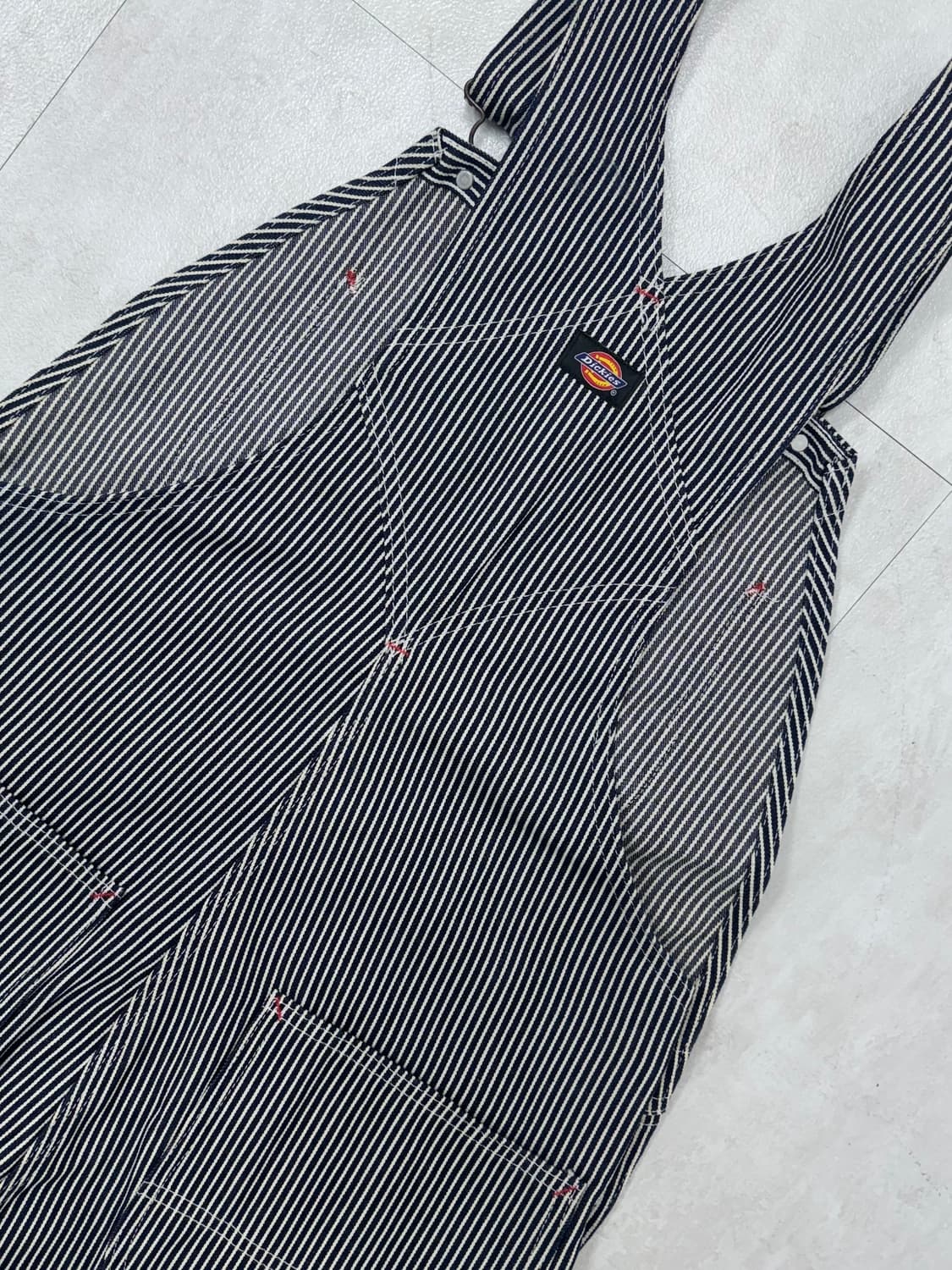 •딕키즈 히코리 스트라이프 오버롤 (32x30) 상품이미지5