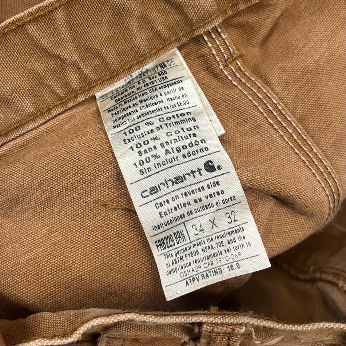 칼하트FR 카펜터 팬츠 (34“) 상품이미지7