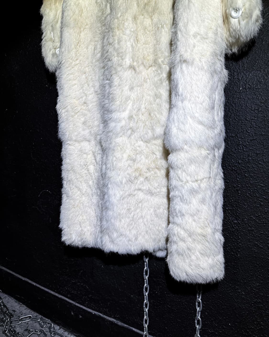 White Real Fur Long Coat 상품이미지7