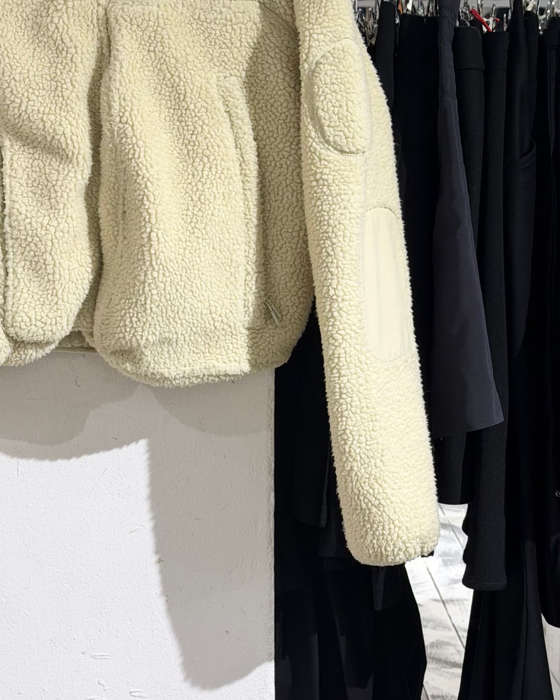 엔타이어 스튜디오 아이보리 듄 플러피 오버코트 상품이미지6