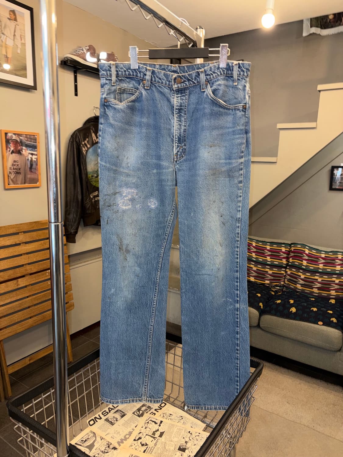 80’s Levi’s 517 USA denim repair pants 상품이미지6
