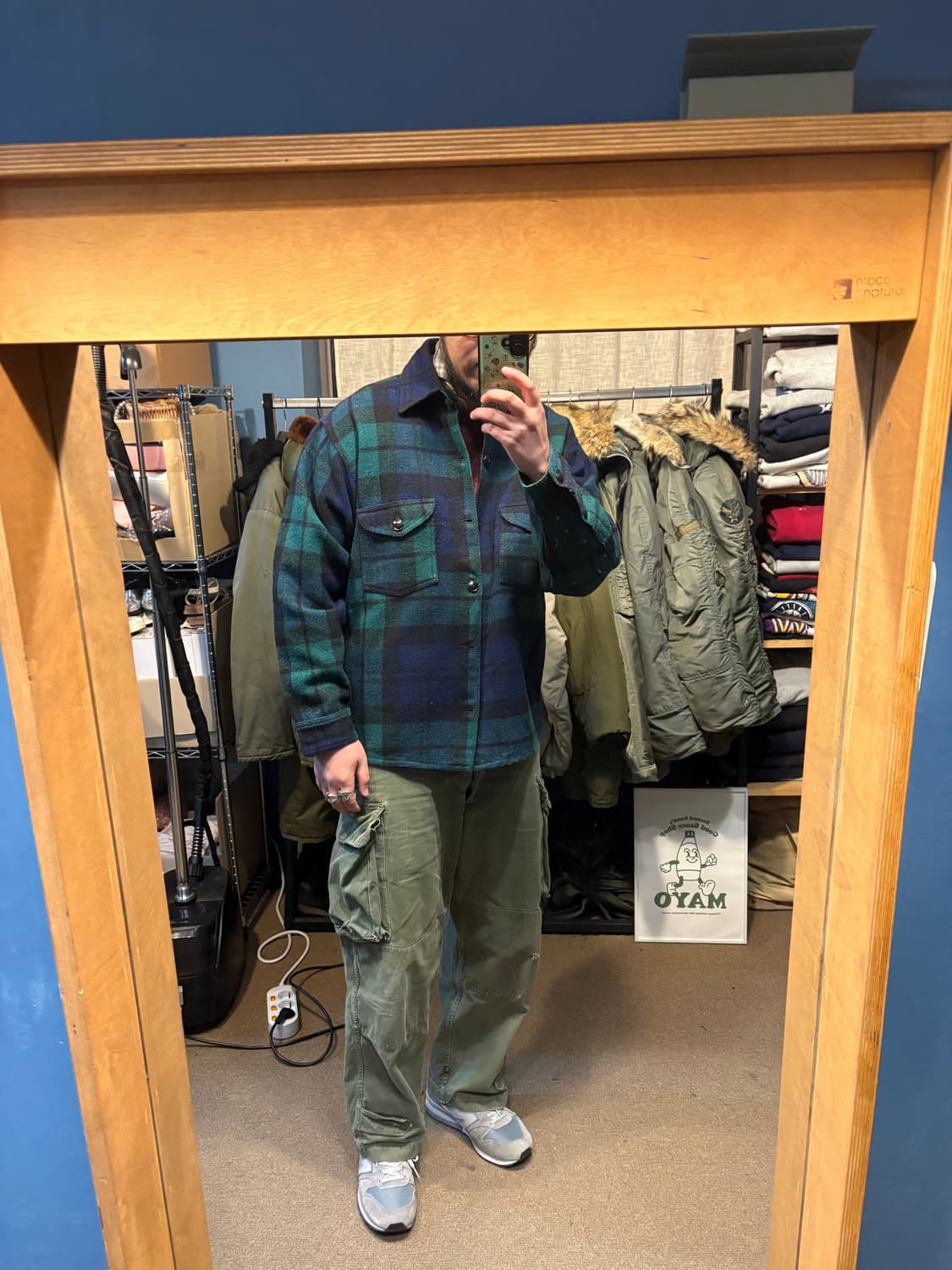 60-70‘s Johnson woolen mills Work Shirt. 상품이미지10