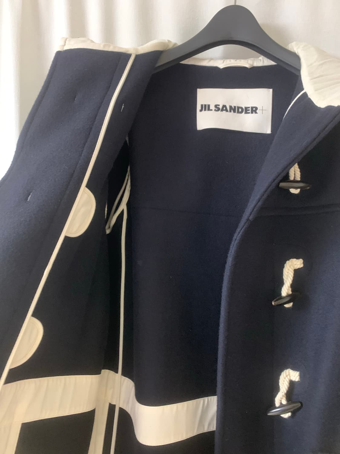 JIL SANDER+ 네이비 더플 코트 38 (100-105) 상품이미지3